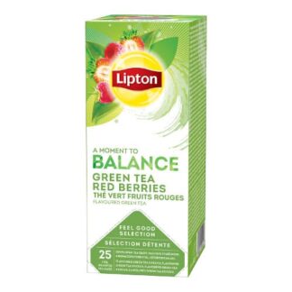 Lipton grøn te med røde bær
