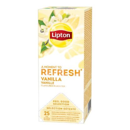 Lipton sort te med vanilla