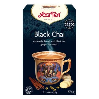 Yogi Tea økologisk sort te med ingefær