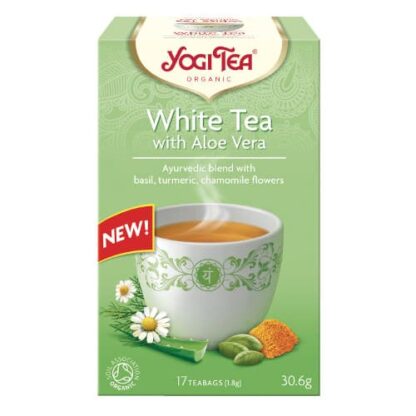Yogi Tea økologisk hvid te med alo vera